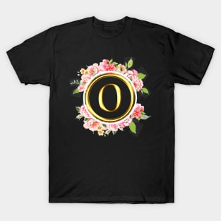 Letter O Shirt Alphabet Letter O Different Colors T-Shirt